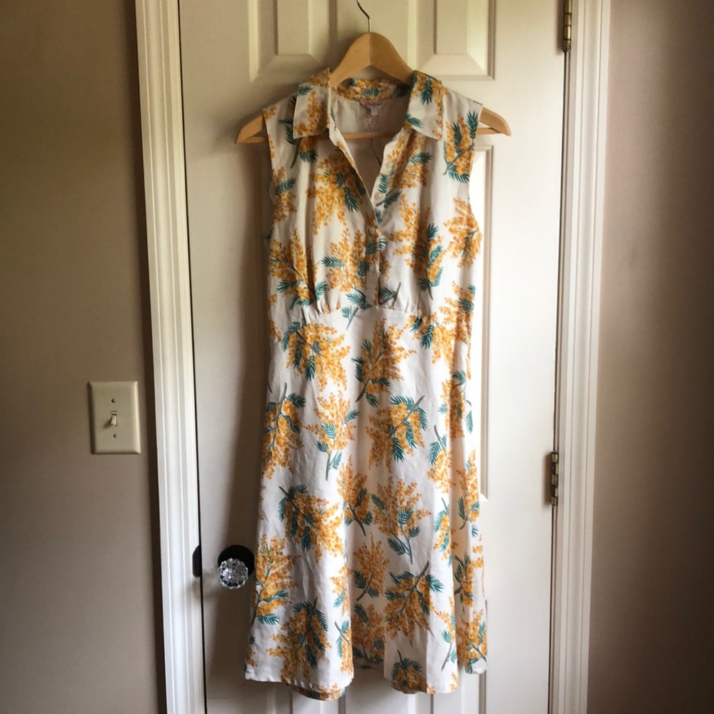 Cath Kidston mimosa print shirt dress